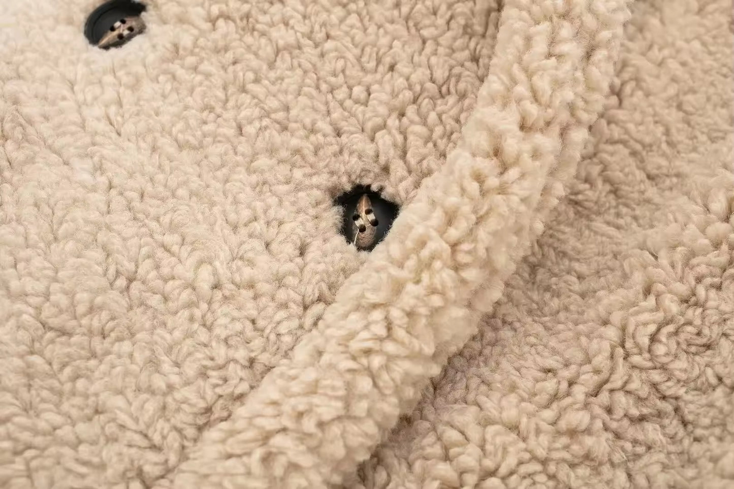 Clarissa teddy coat- beige