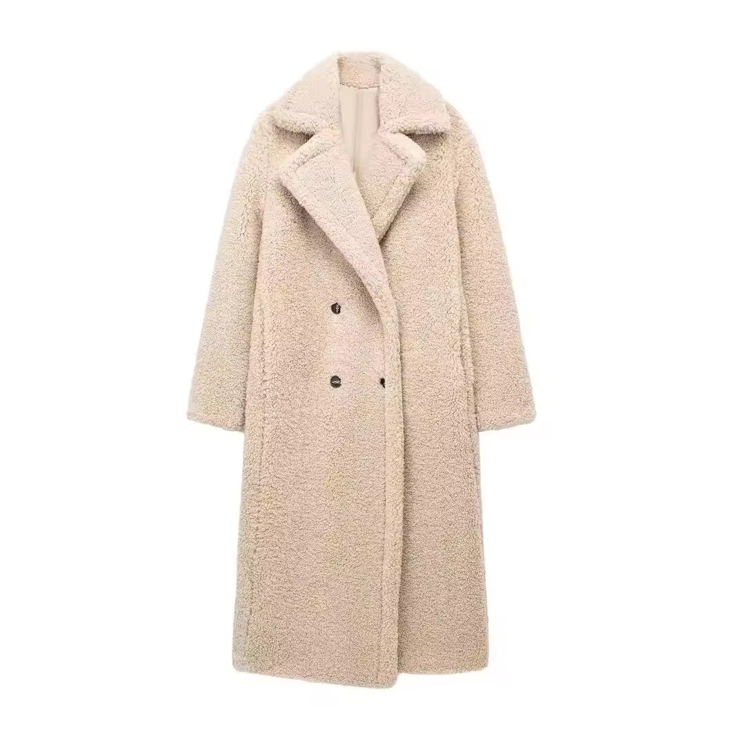 Clarissa teddy coat- beige