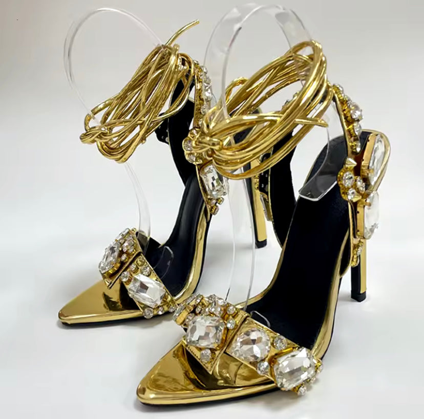 Alana heels- golden