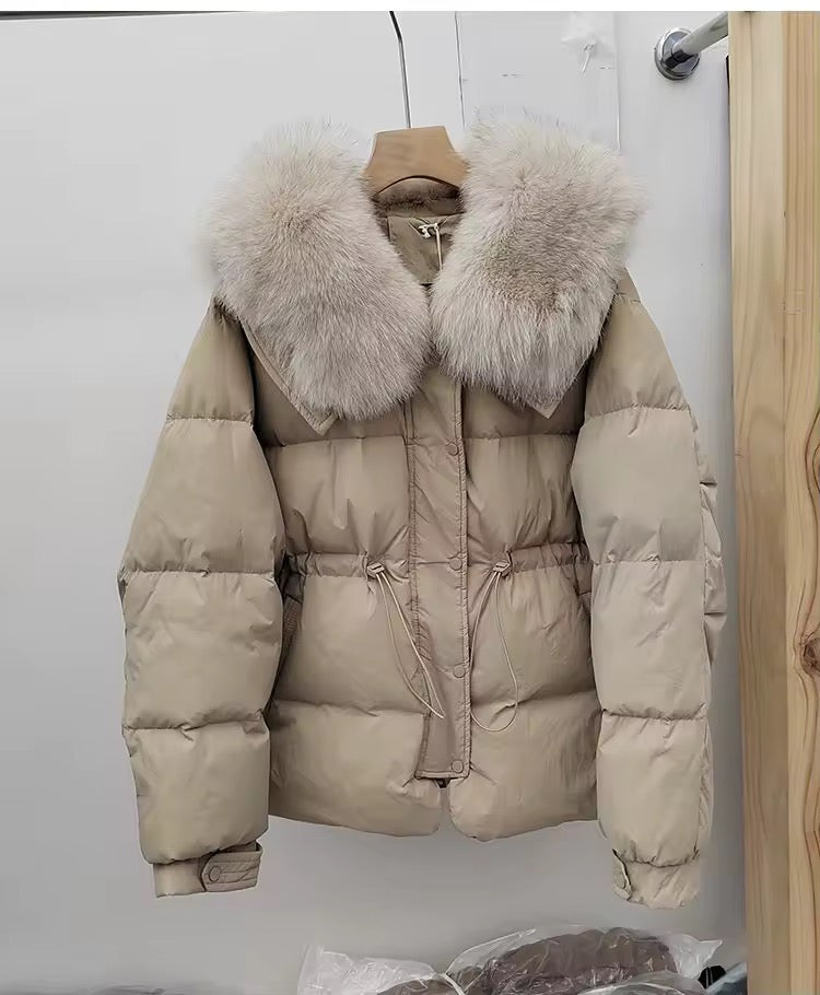 Amira down coat- light beige