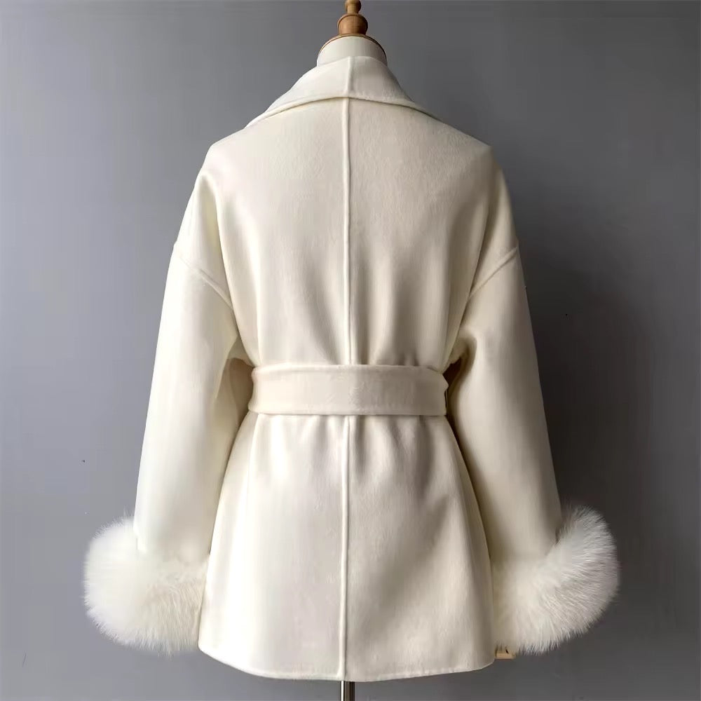 Betsy fur coat- light beige