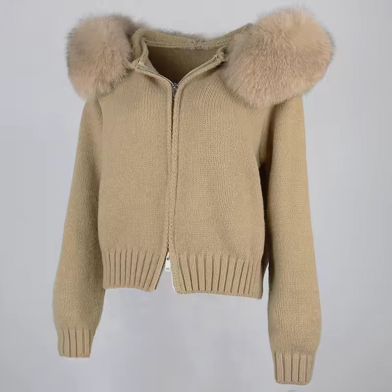 Glinda jacket- dark beige