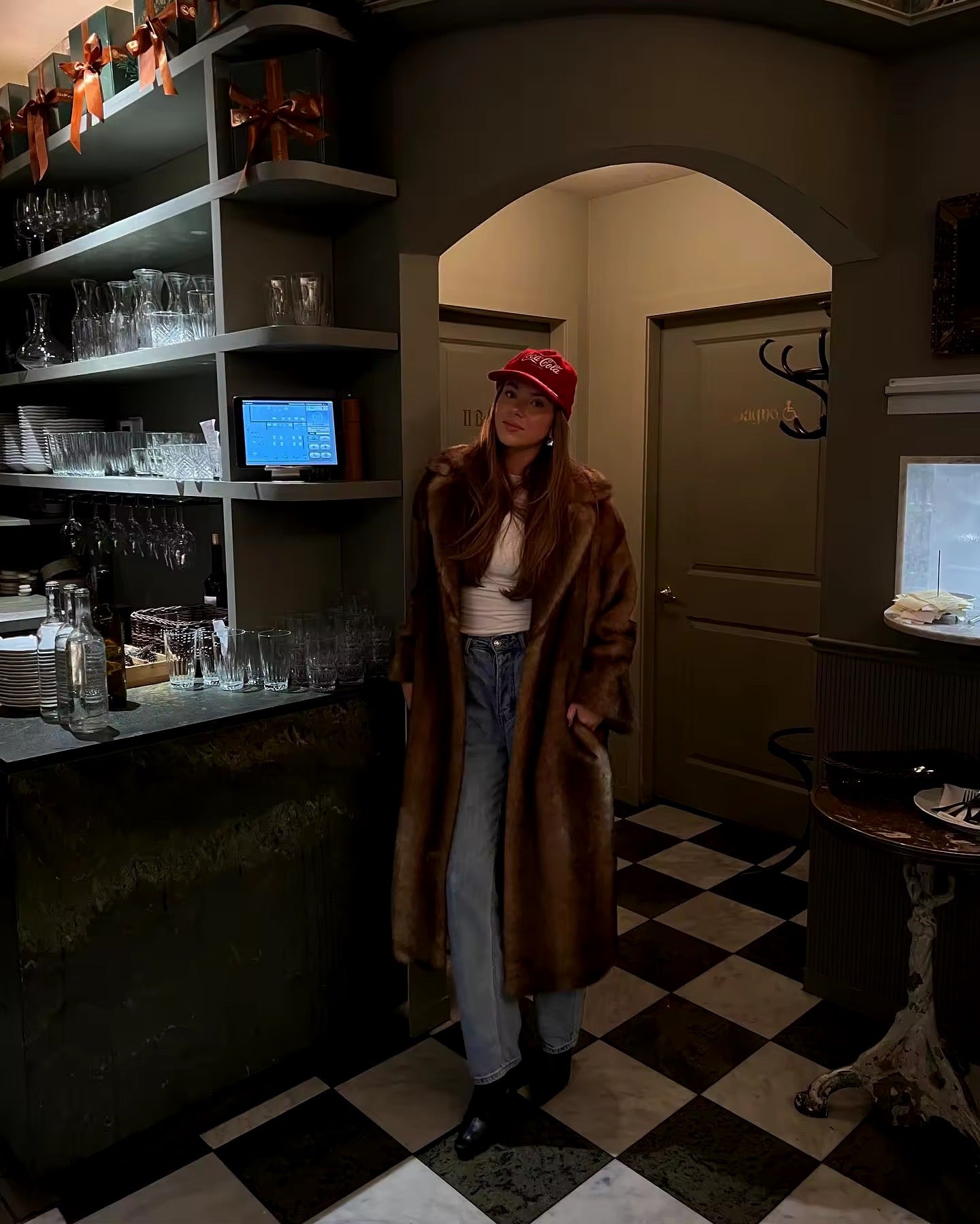 Lana fake fur coat