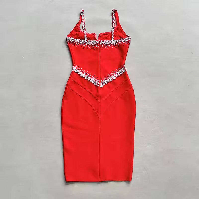 Milania dress- red