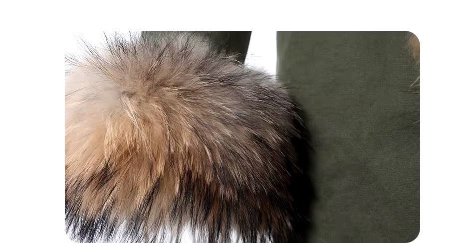 Aurora parka- green/brown
