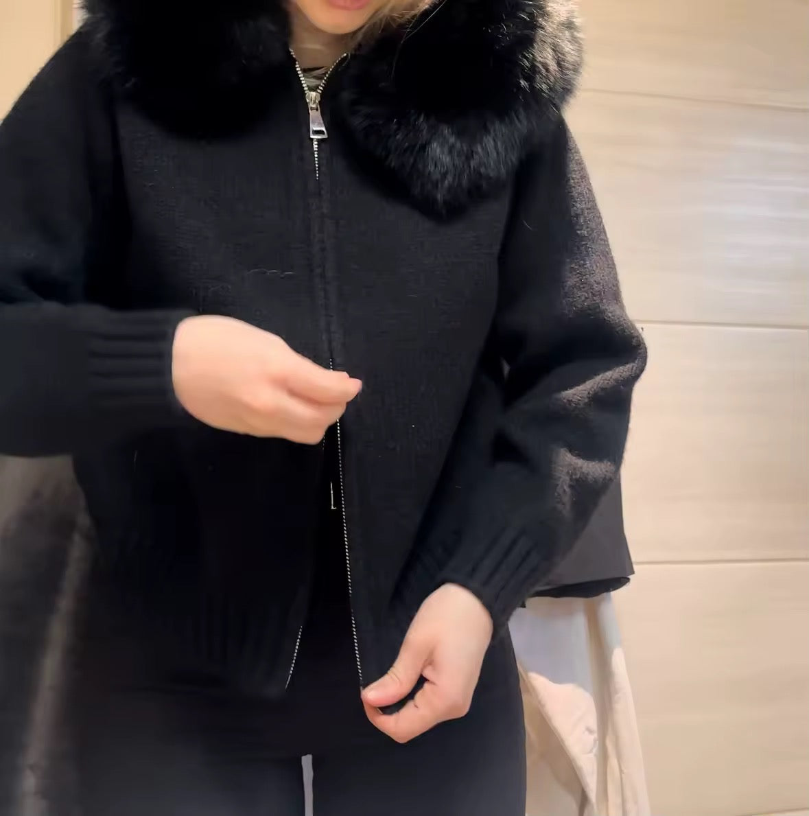 Glinda jacket- dark beige