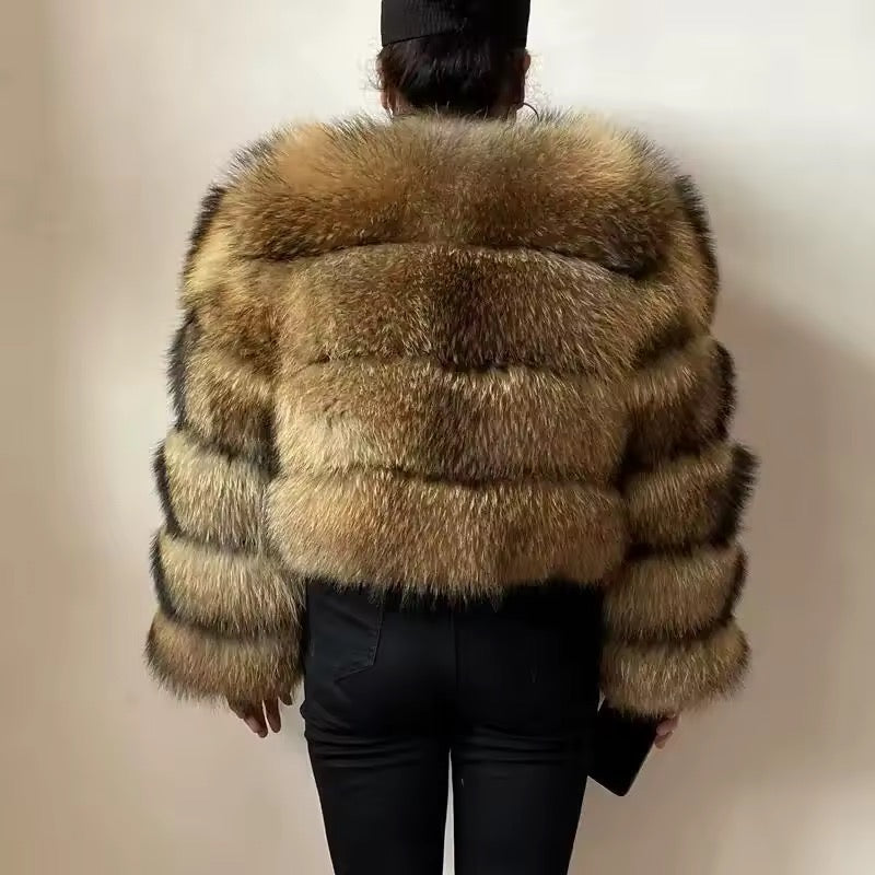 Selena fur coat- natural