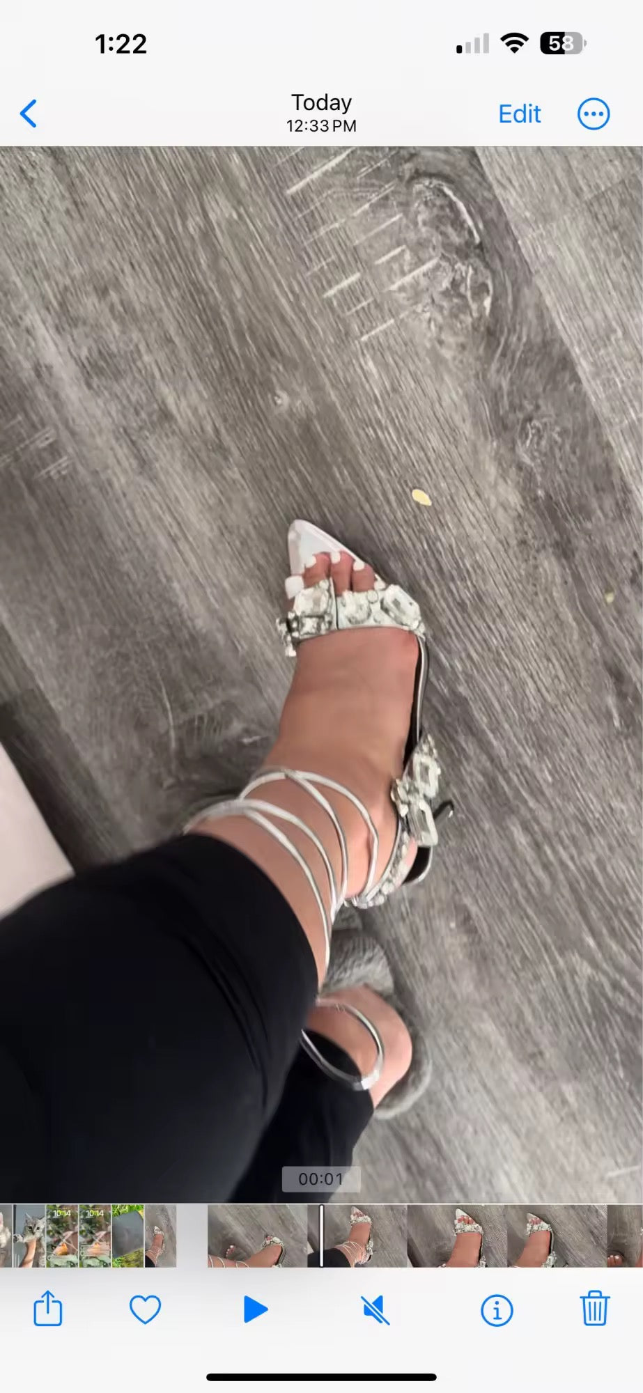 Alana heels- silver