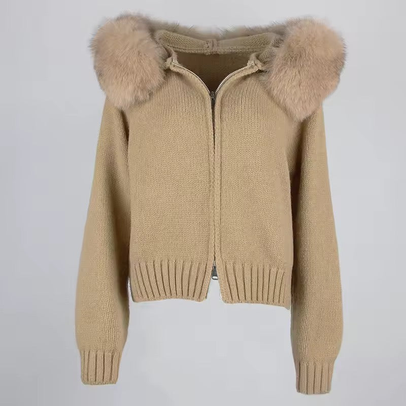 Glinda jacket- dark beige