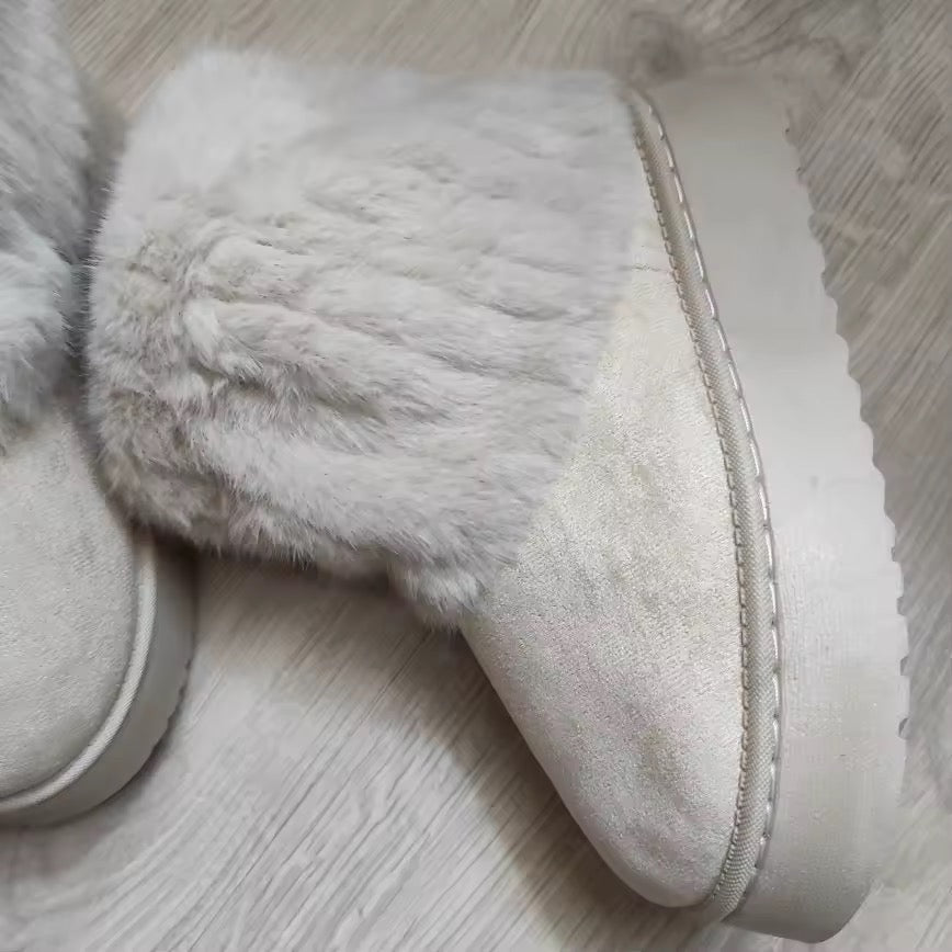 Ashlee boots- light beige