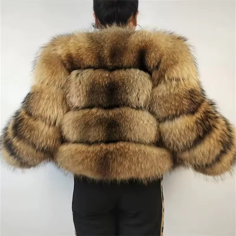Selena fur coat- natural