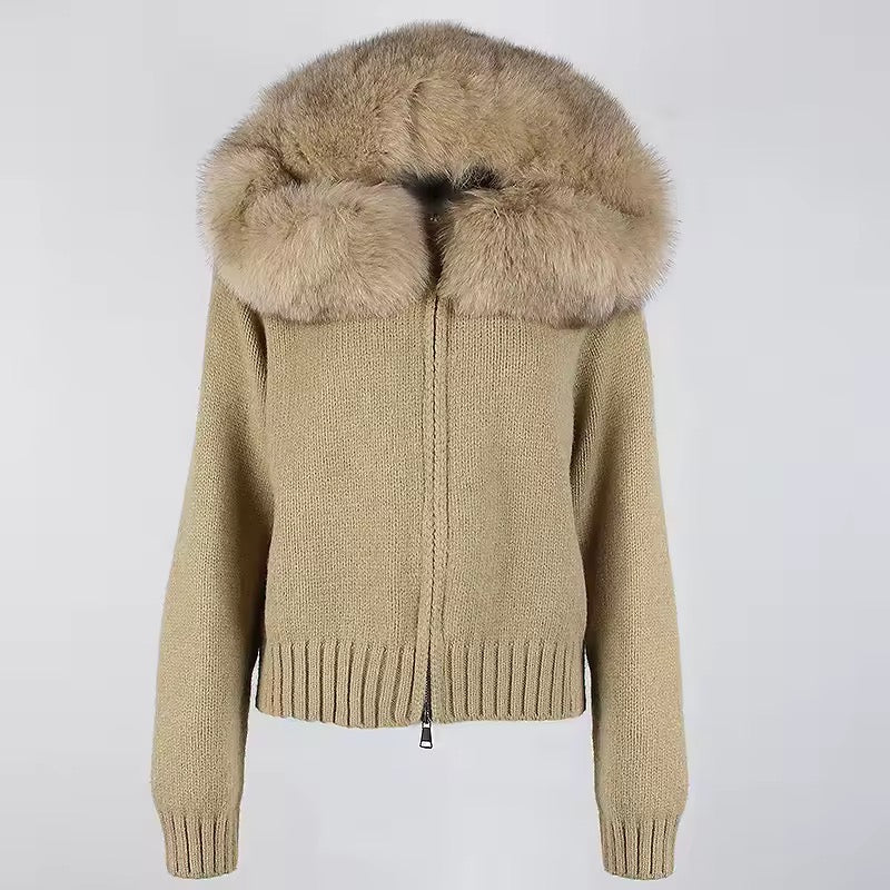 Glinda jacket- dark beige