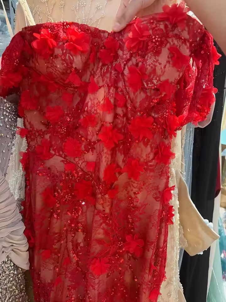 Vera gown- red