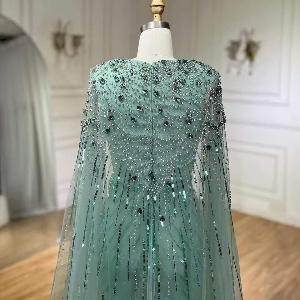 Amalia gown- turquoise