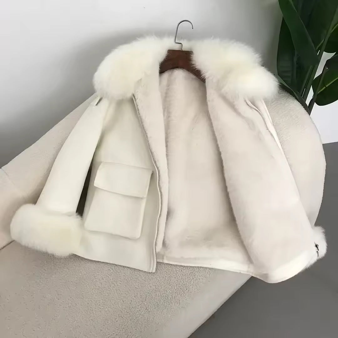 Malika jacket- creamy white