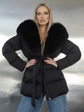Donna down coat- black