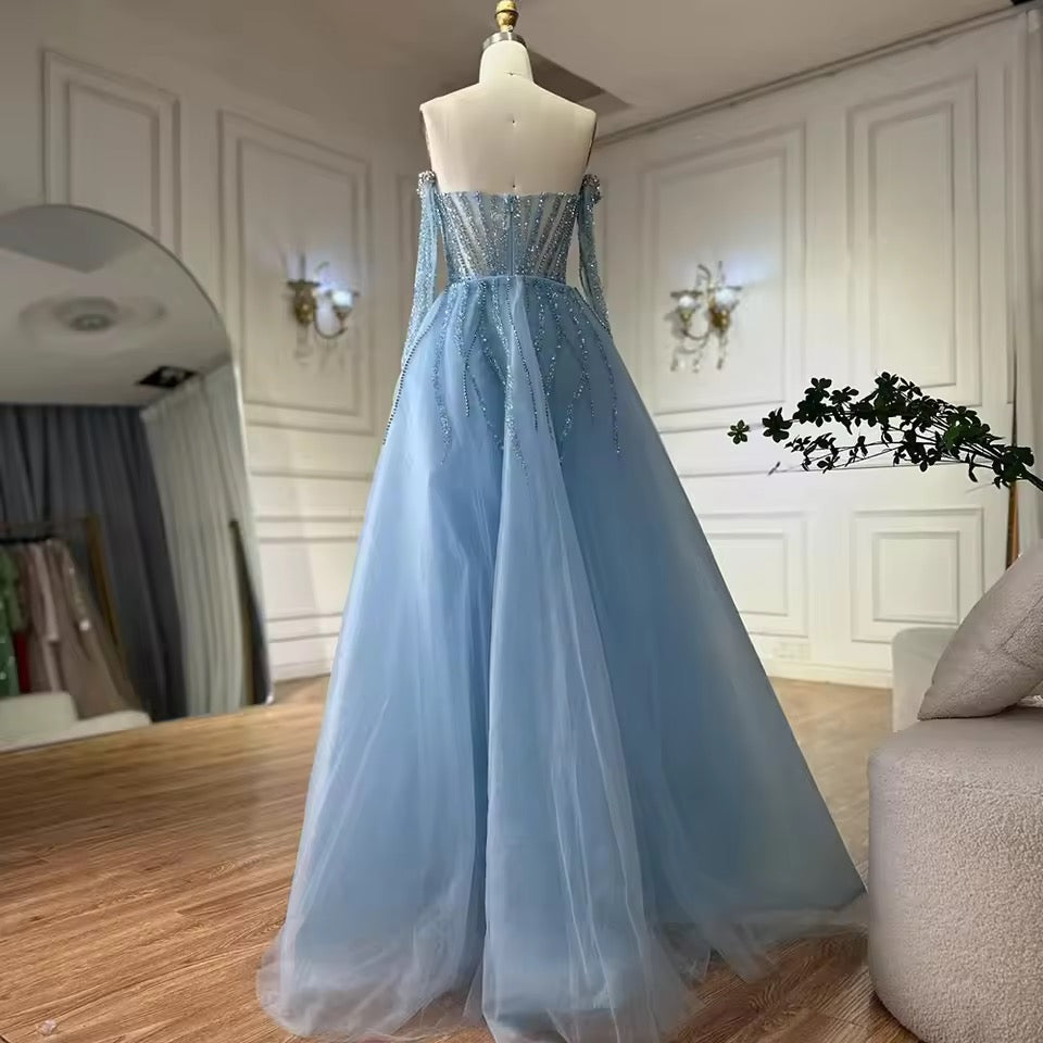 Emilia gown- blue