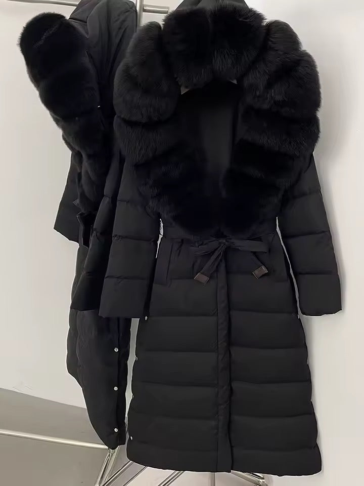 Ronia down coat- black