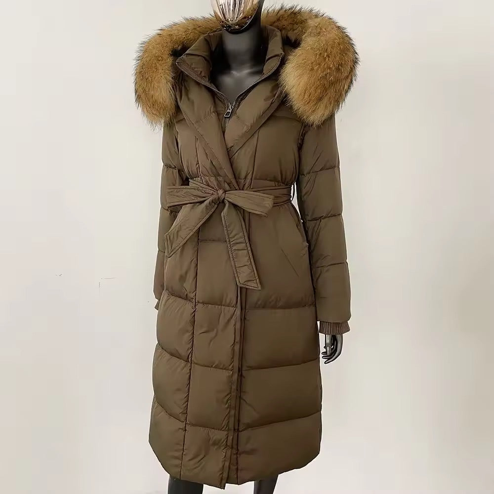 Alexa down coat- brown