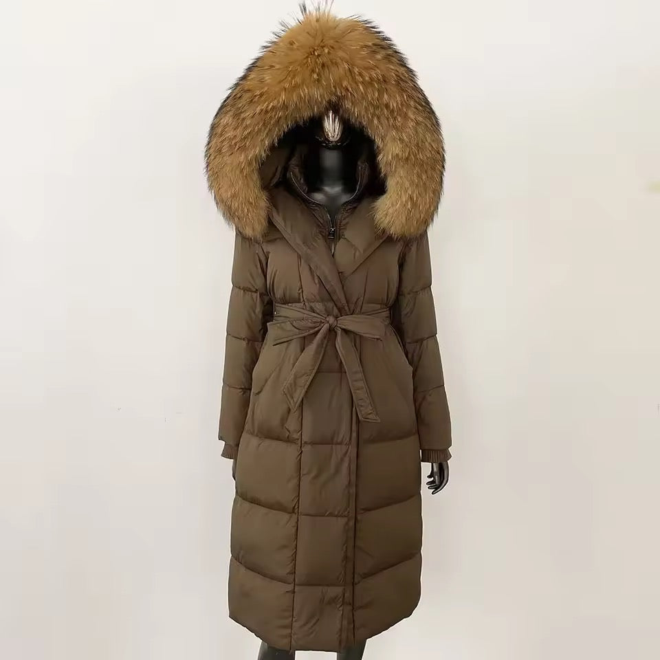 Valeria down coat- brown