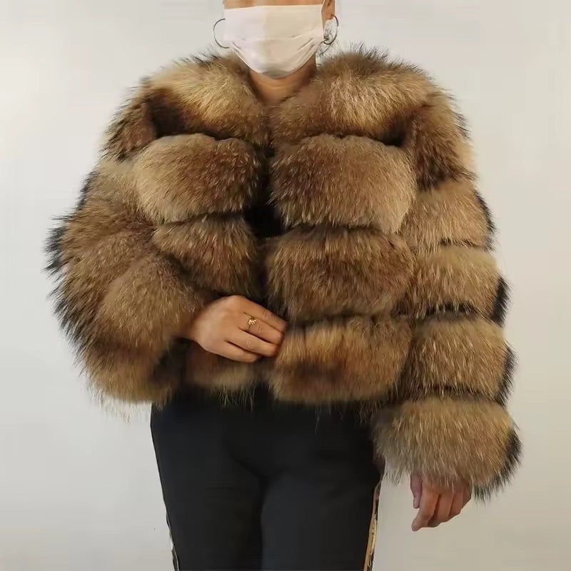 Selena fur coat- natural