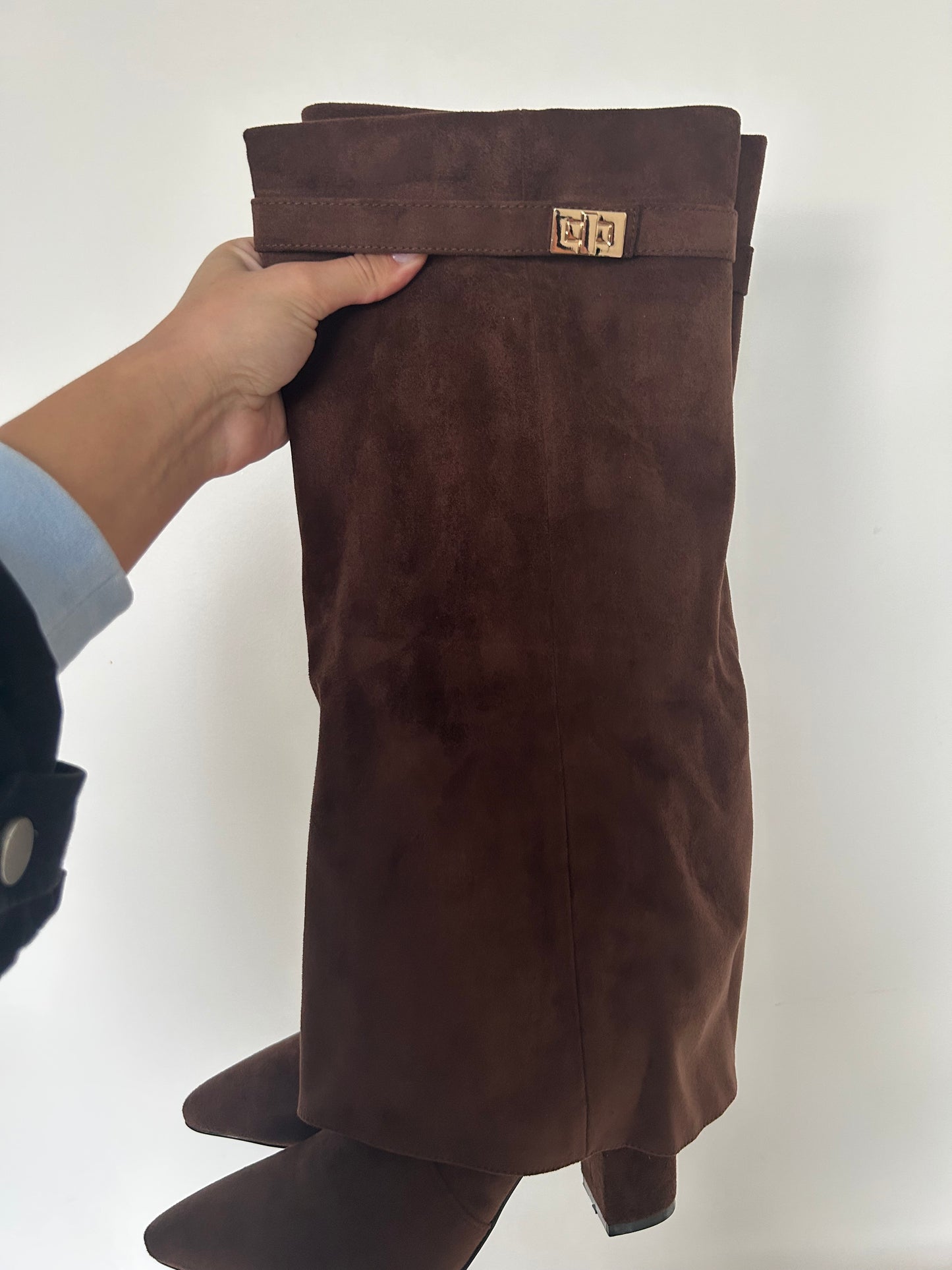 Macy boots- brown suede