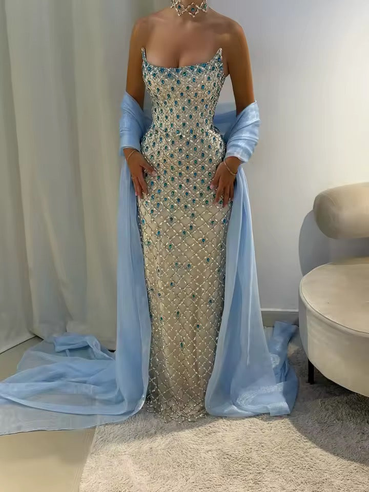 Christina gown- blue