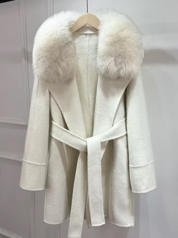 Vera fur coat- beige