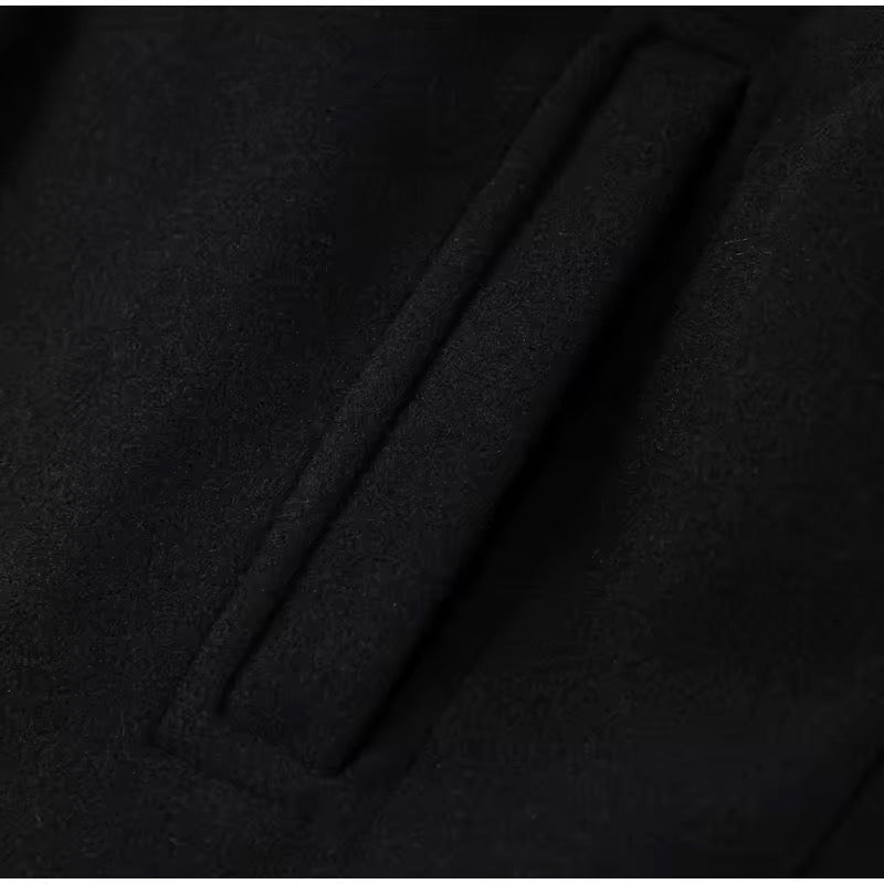 Beatrice faux fur coat- black/brown