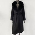 Glinda fur coat- black