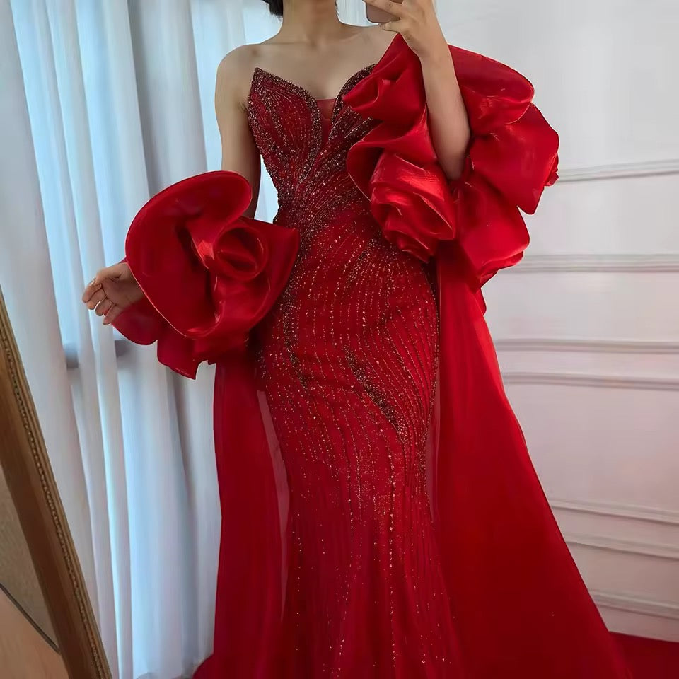 Estelle gown- red