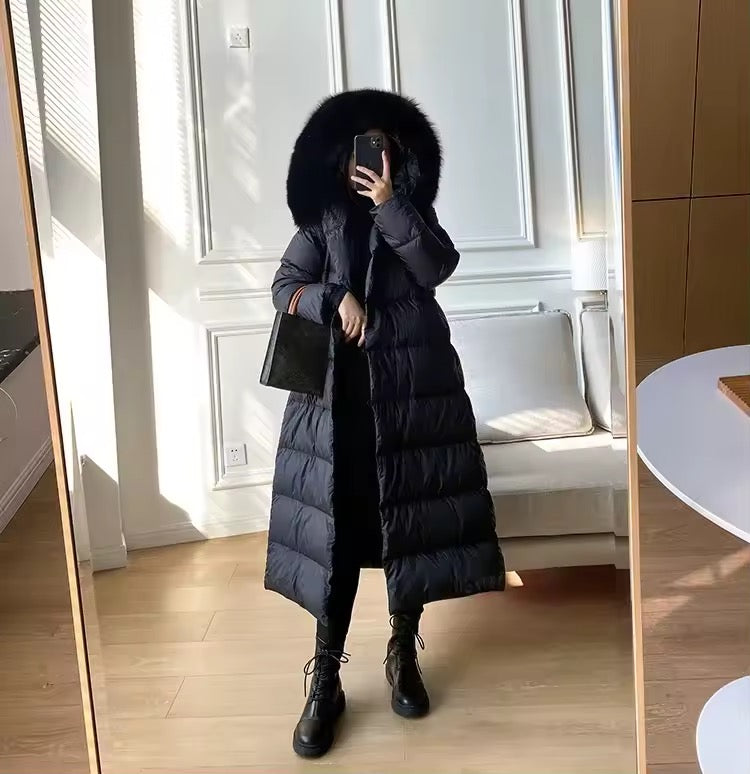 Belle down coat- black