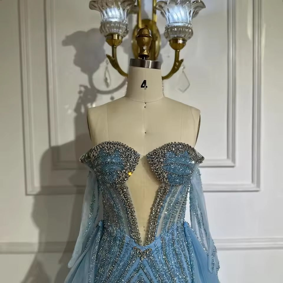 Emilia gown- blue