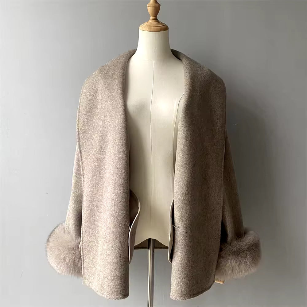 Betsy fur coat- deep beige