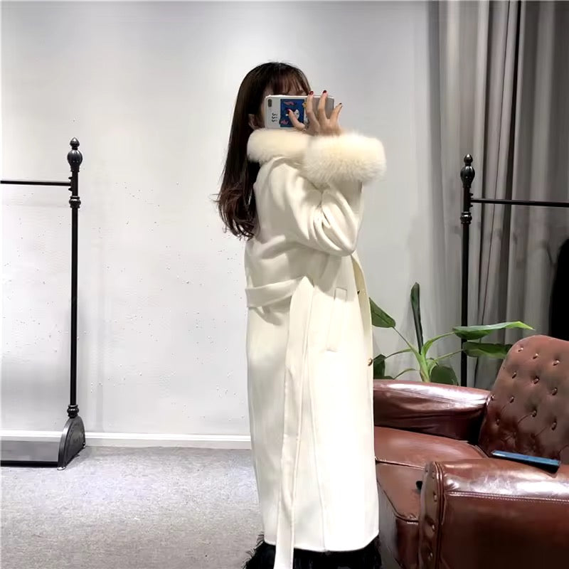 Josephine coat- white