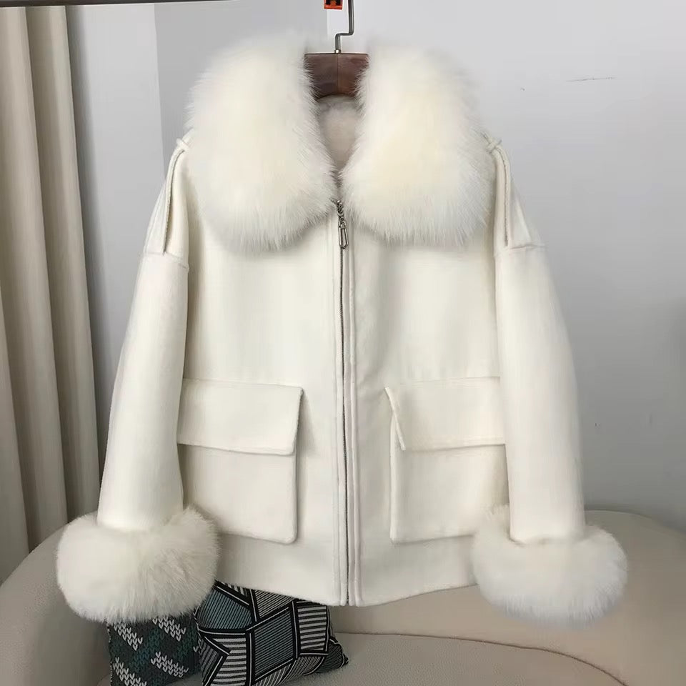 Malika jacket- white