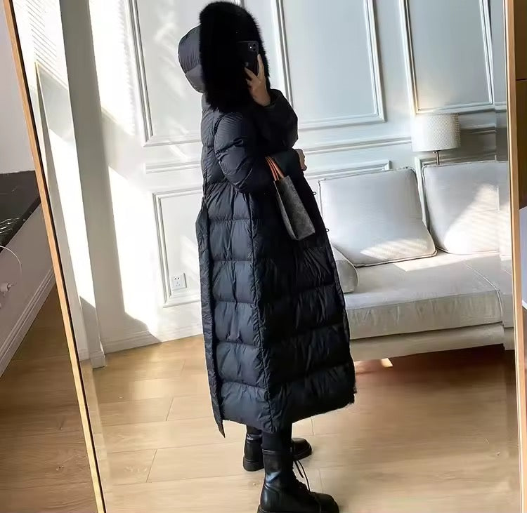 Belle down coat- black