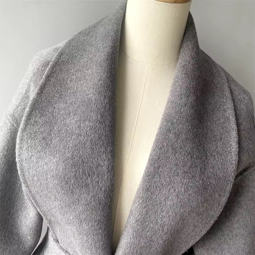 Betsy fur coat- grey