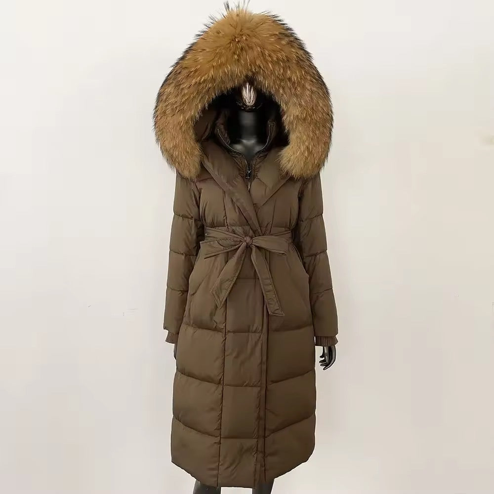 Alexa down coat- brown