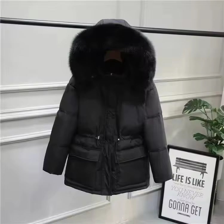 Dina down coat- black