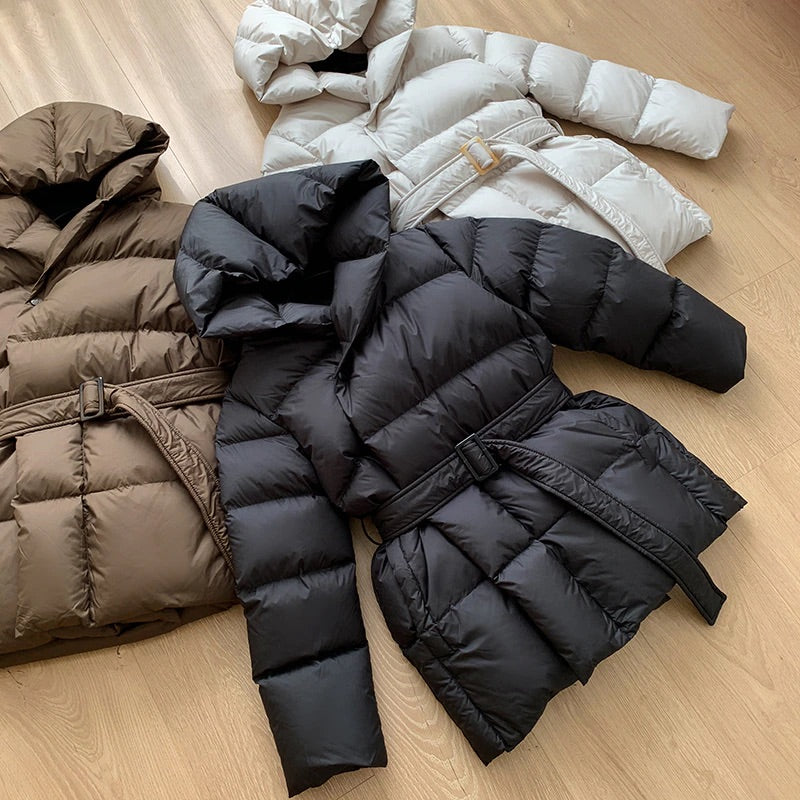 Amara down jacket- black