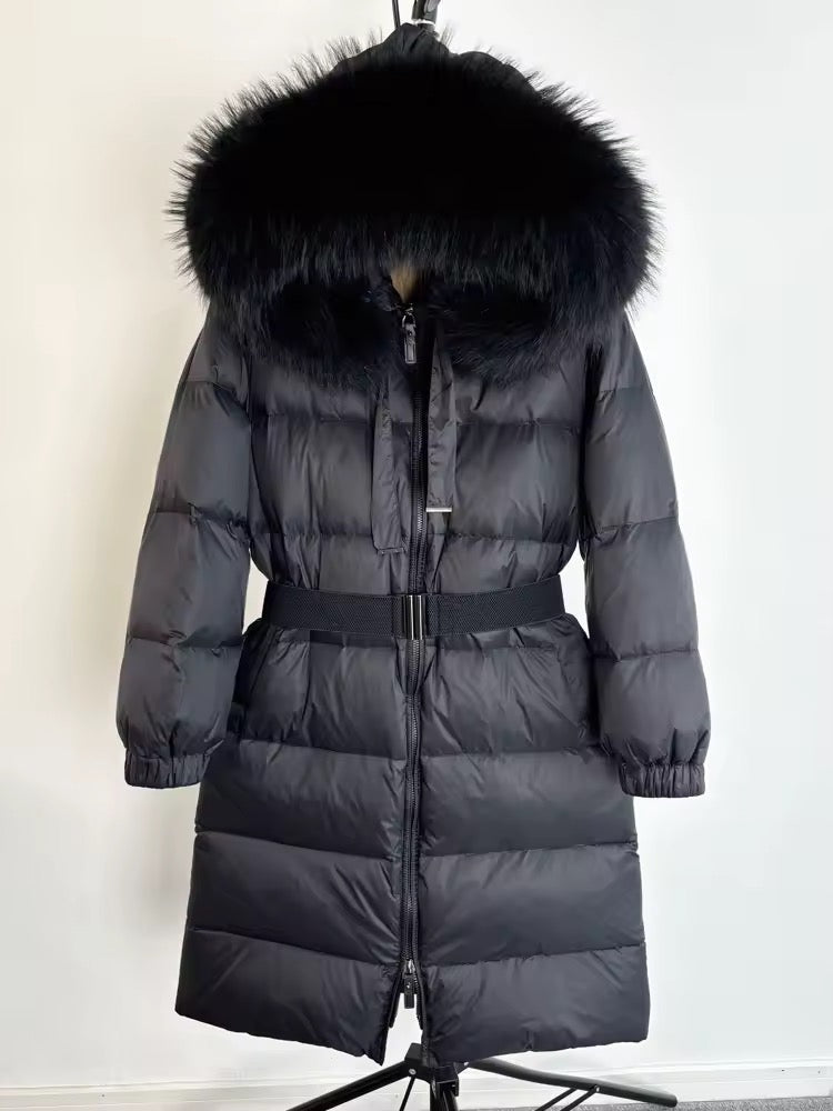 Donna down coat- black