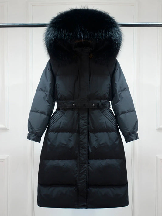 Tessa down coat- black