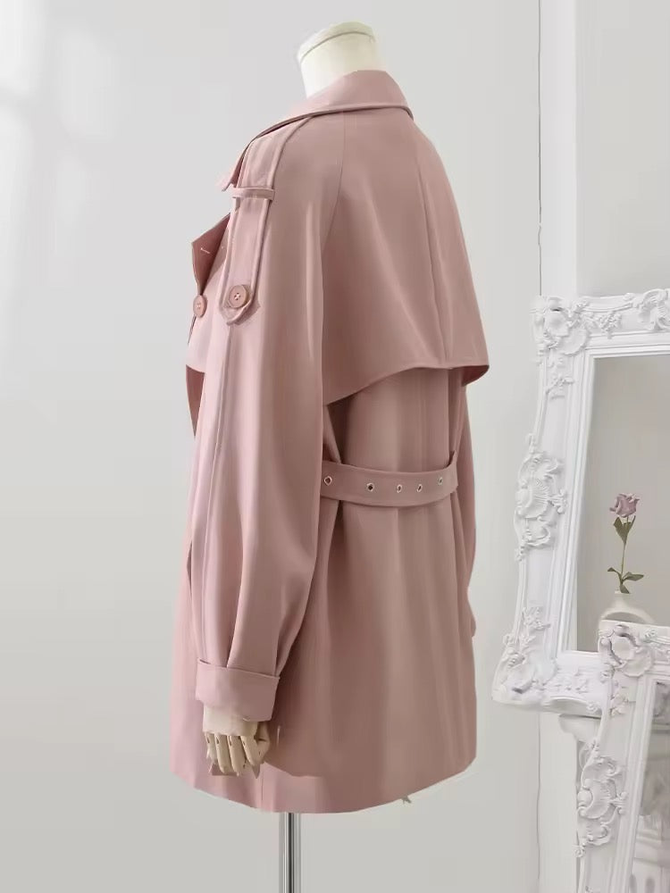 Lina coat- blush