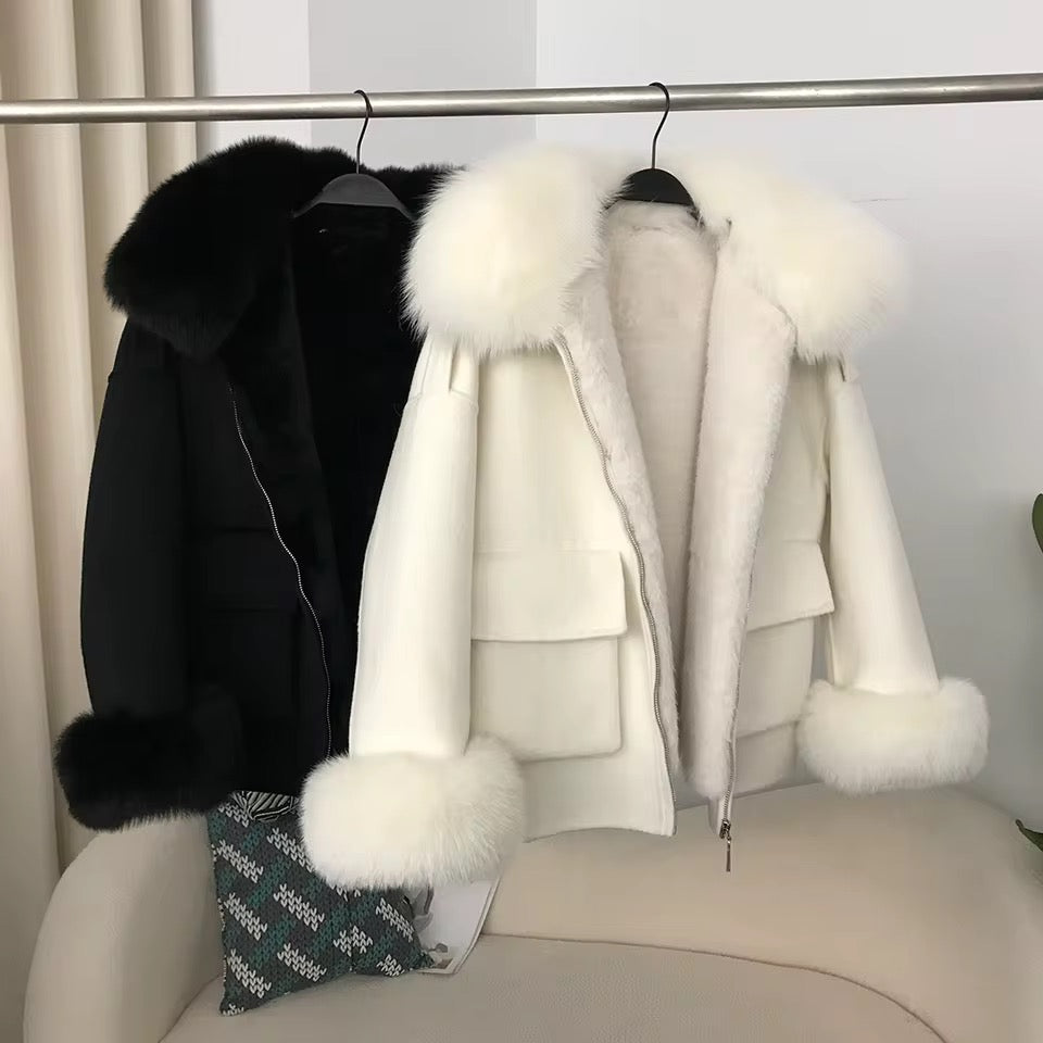 Malika jacket- white