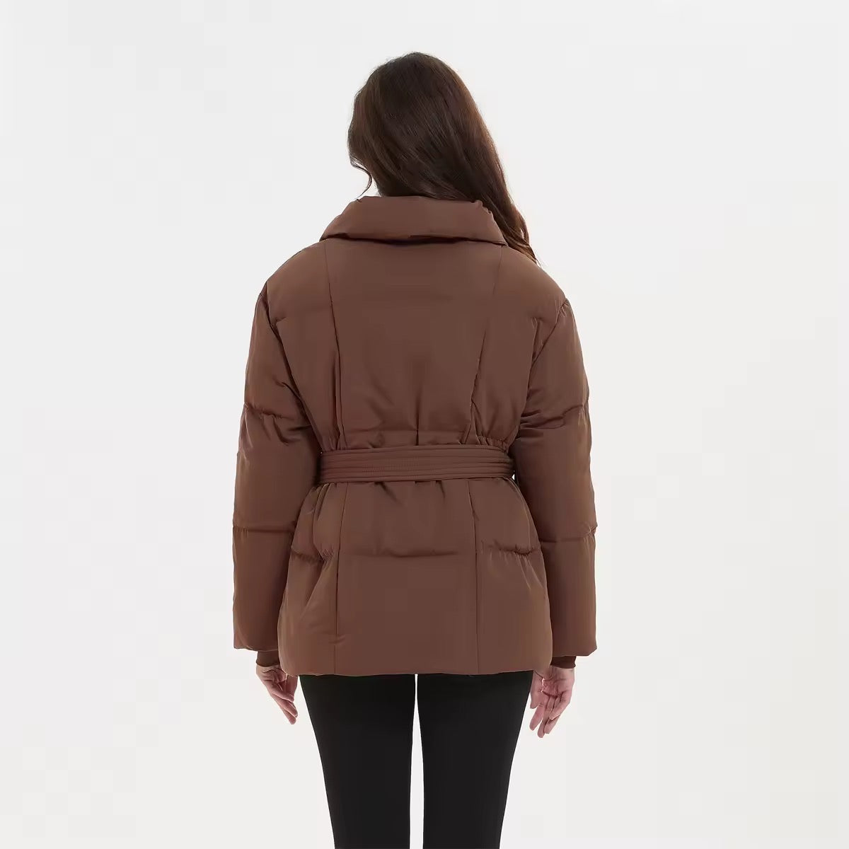 Lala puffer jacket- brown