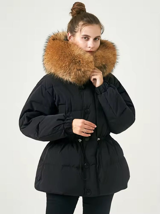 Darcy down coat- black