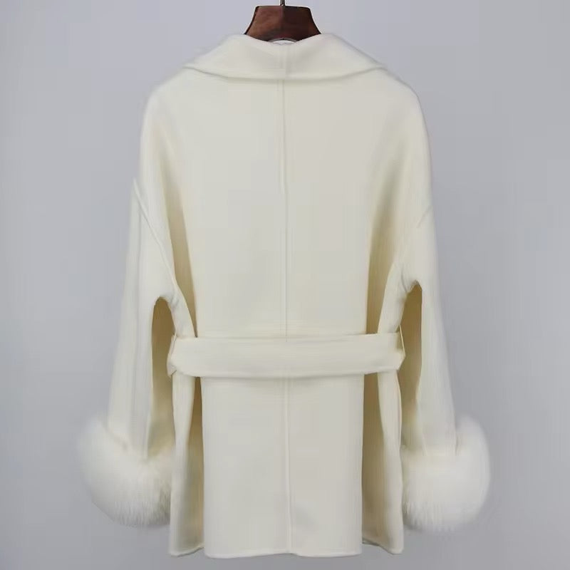 Betsy fur coat- light beige