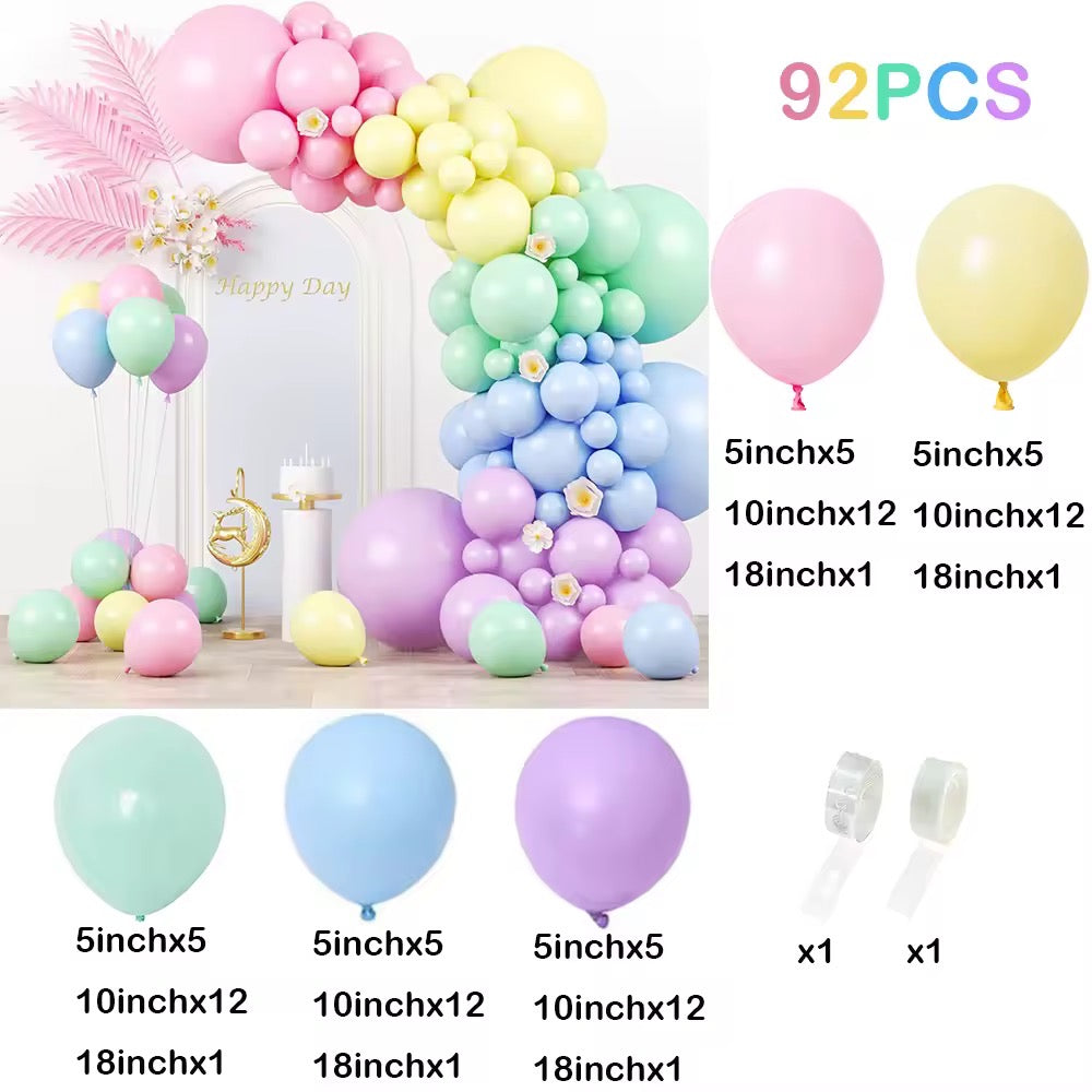 Balloon garland- rainbow