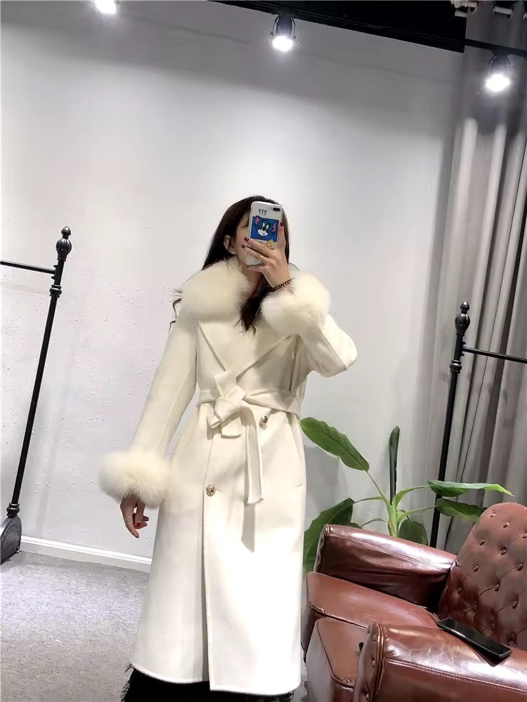 Josephine coat- white